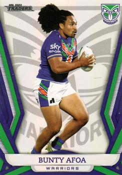 2023 NRL Traders Titanium - Pearl Special #PS142 Bunty Afoa Front